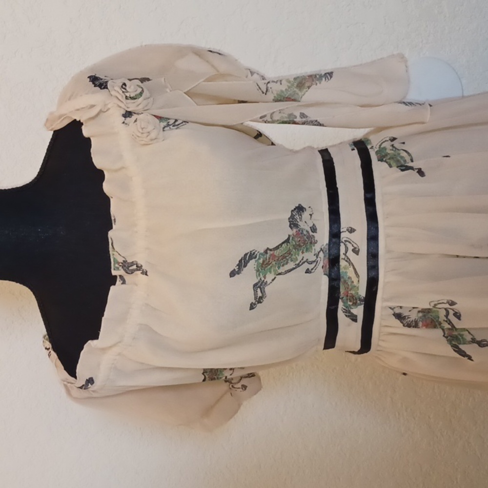 Modcloth Isy & Peeps carousel dress size 14 - Picture 2 of 9